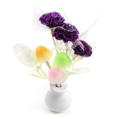 Mushroom Flower Color Changing Night Light